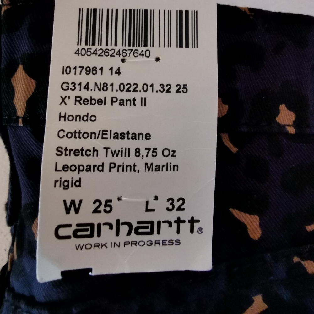Carhartt Rare NWT Slim Cut Size 25 - Picture 6 of 7